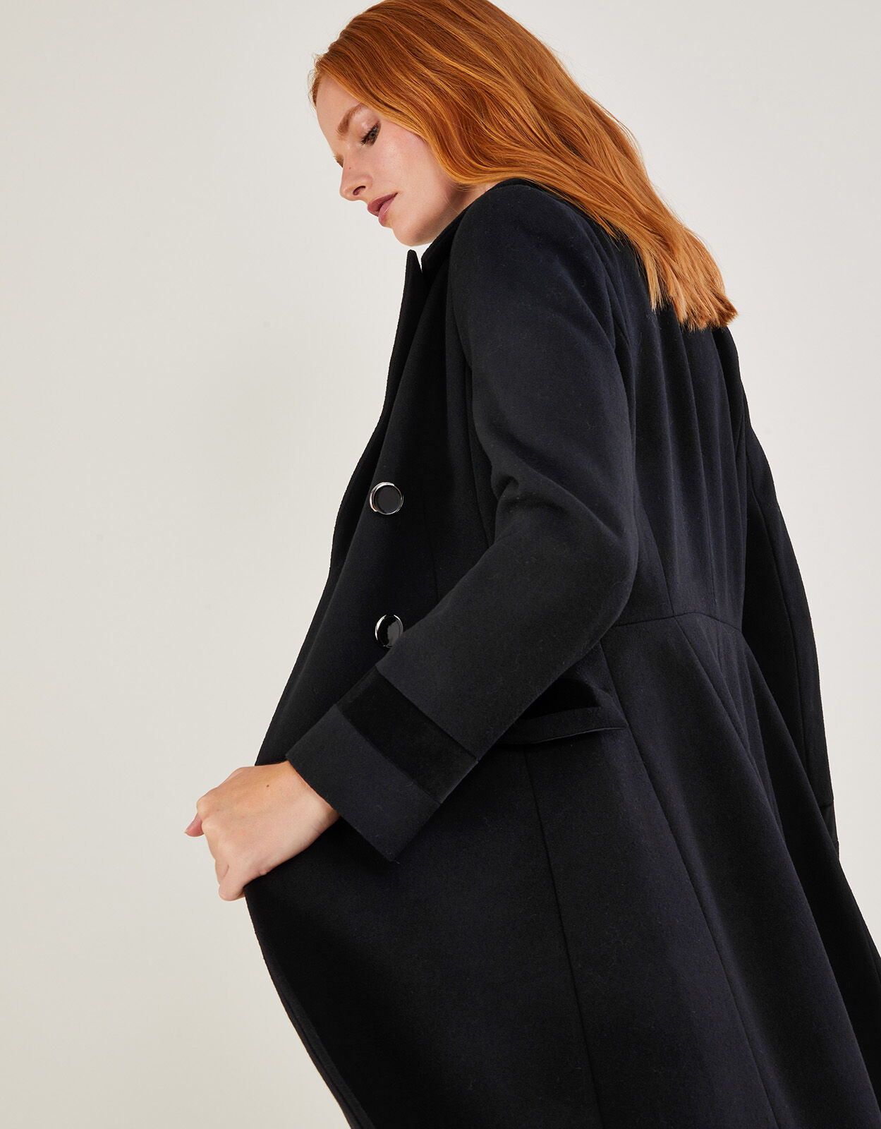 Monsoon black coat 2025