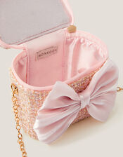 Bow Tweed Bag, , large