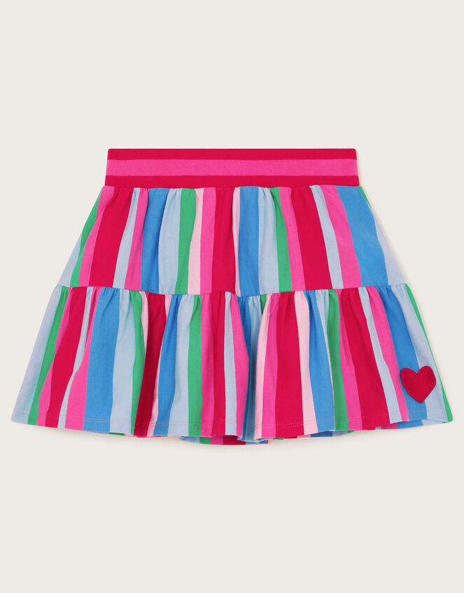 Stripe Tiered Skort, Multi (MULTI), large
