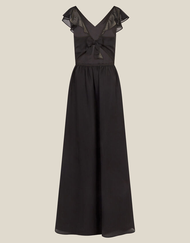 Indi Tie-Back Prom Dress, Black (BLACK), large