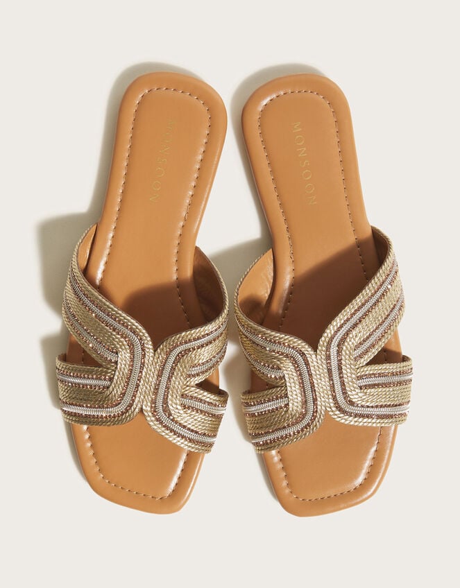 Braided Sliders, Natural (NEUTRAL), large