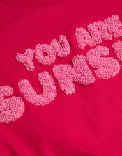 You Are My Sunshine Frill T-Shirt, Red (RED), large