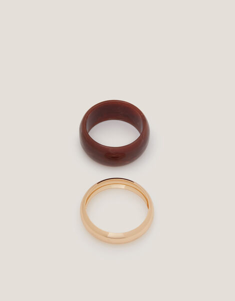 2-Pack Chunky Resin Bangle Bracelets, , large