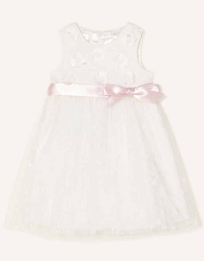 Baby Athena Embroidered Dress , Ivory (IVORY), large