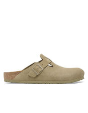 Birkenstock Boston Suede Clogs, Green (KHAKI), large