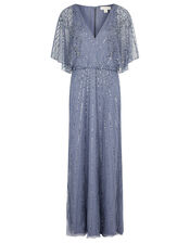 ARTISAN Holly Floral Maxi Dress, Blue (DARK BLUE), large