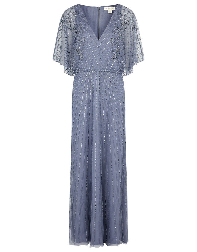 ARTISAN Holly Floral Maxi Dress, Blue (DARK BLUE), large