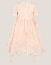 Beryl Butterfly Broderie Dress, Orange (PEACH), large