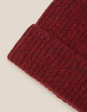 Katie Beanie Hat, Red (BERRY), large