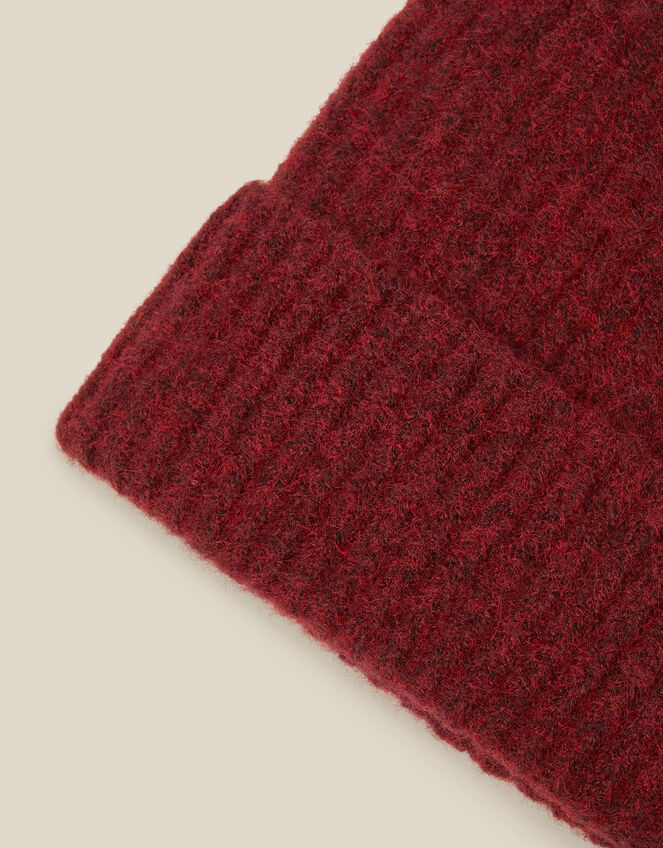 Katie Beanie Hat, Red (BERRY), large