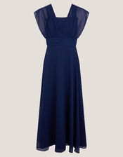Maddison Multiway Chiffon Dress, Blue (NAVY), large