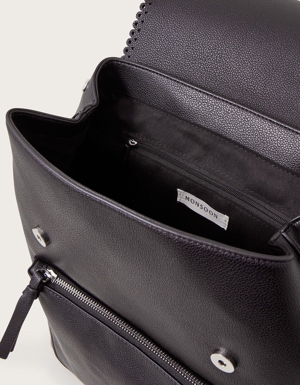 Tassel Backpack Black