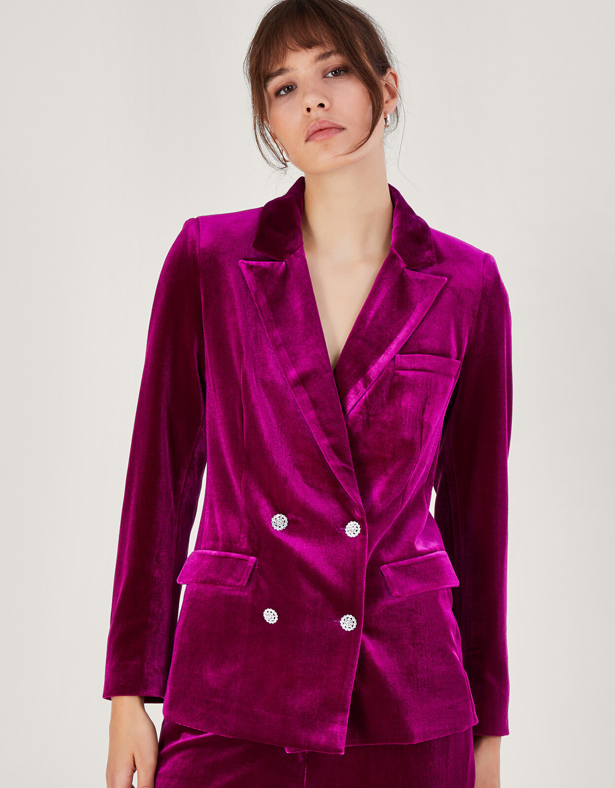 Monsoon louise velvet jacket store