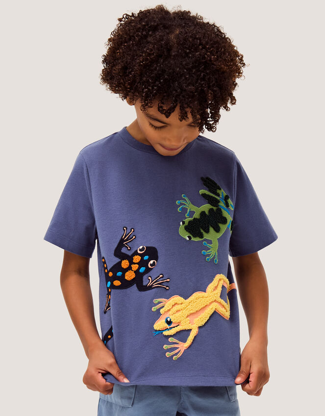 Flying Frog T-Shirt, Blue (BLUE), large