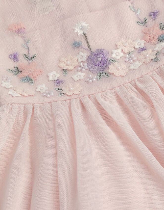 Baby Matilda Sleeveless Meadow Party Dress, Pink (PINK), large