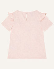Flamingo Pom-Pom T-Shirt, Pink (PINK), large