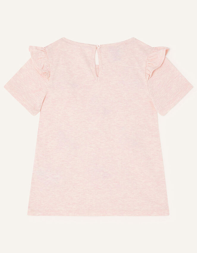 Flamingo Pom-Pom T-Shirt, Pink (PINK), large