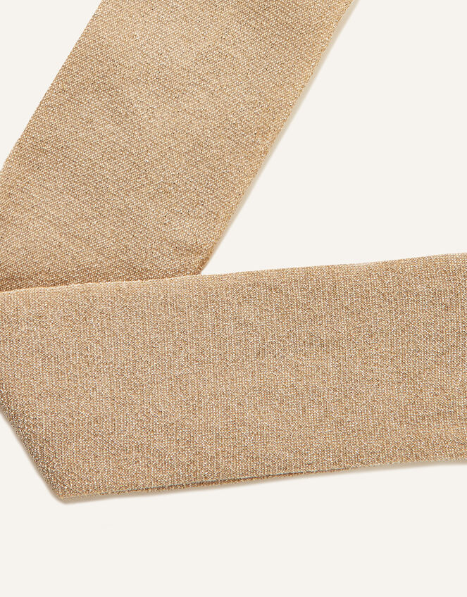 Baby Sparkly Nylon Tights Set of Two, Gold (GOLD), large