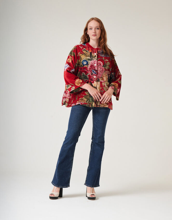 One Hundred Stars Primula Velvet Jacket, , large