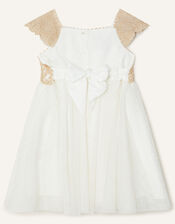 Baby Estella Dress, Gold (GOLD), large