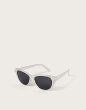 Sparkly Butterfly Cat Eye Sunglasses, , large