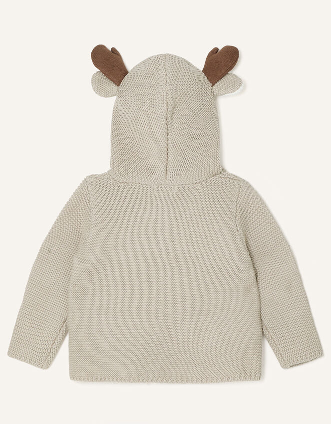 Newborn Reindeer Cardigan, Multi (MULTI), large