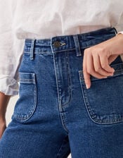 Arlo Regular Cropped Jeans, Blue (MID AUTHENTIC BLUE), large