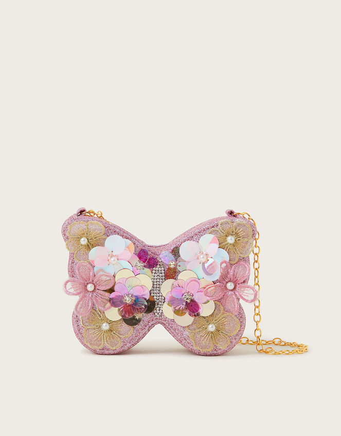 Bella Embellished Butterfly Bag, , large