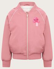 Good Vibes Bomber Jacket, Pink (PINK), large