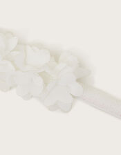 Embroidered Tulle Bangle Mini Bag, Ivory (IVORY), large