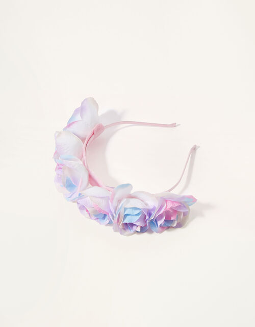 Rainbow Garland Flower Headband, , large