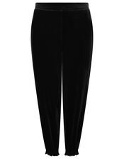 Velvet Joggers, Black (BLACK), large