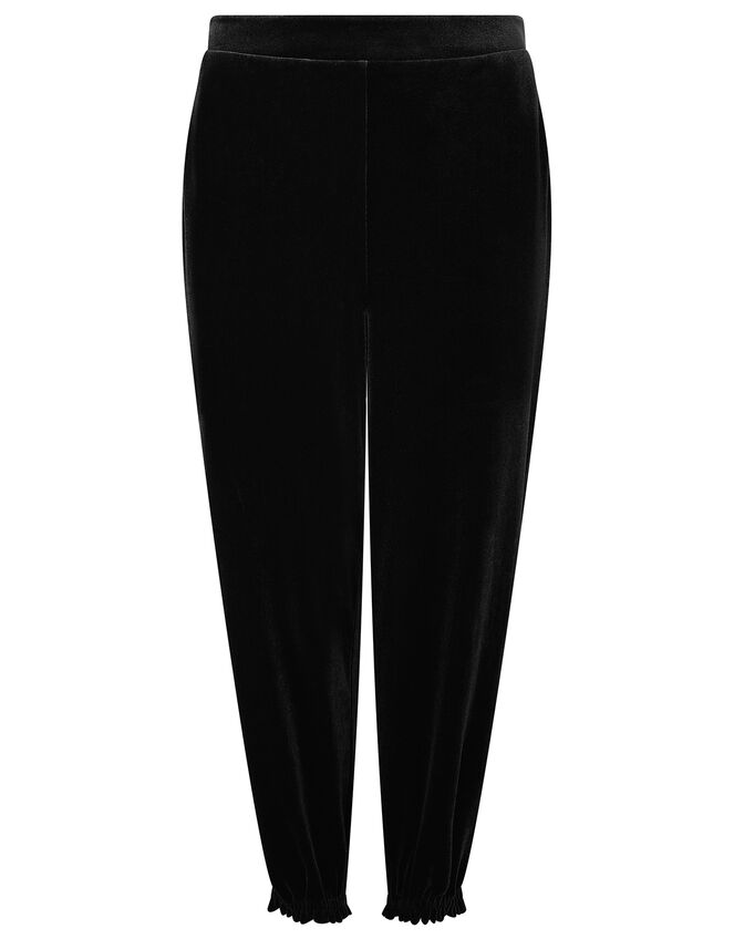 Velvet Joggers, Black (BLACK), large