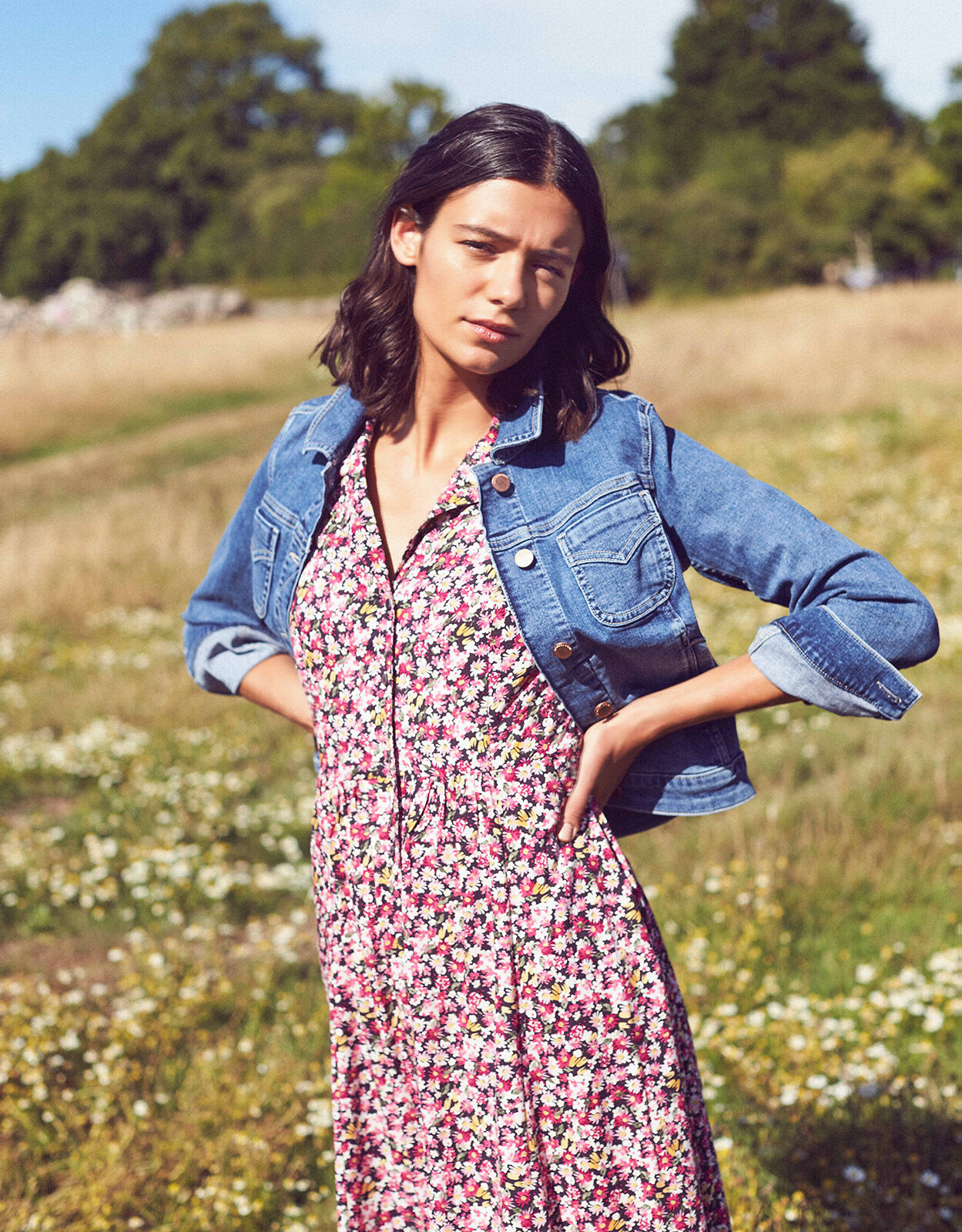 monsoon ditsy print dress