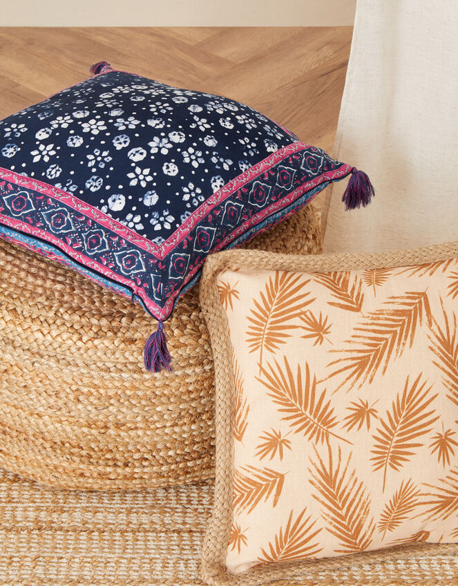 ARTISAN STUDIO Woodblock Print Cushion, , large