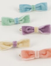 Meri Meri 10-Pack Velvet Bow Hair Clips, , large
