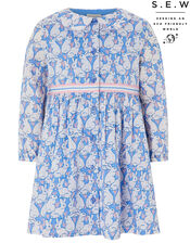S.E.W Baby Uma Bunny Rabbit Dress, Blue (BLUE), large