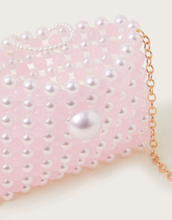 Chain Strap Beaded Bag, , large