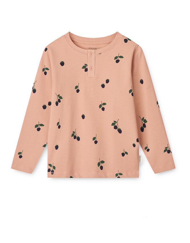 Liewood Wilhelm Printed Long Pyjamas Set, Pink (PINK), large