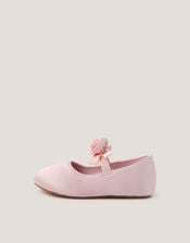 Baby Rosette Walker Shoes, Pink (PINK), large