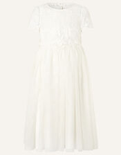 Lace Top and Dress 2-in-1 Set, Ivory (IVORY), large