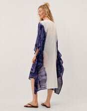 Elise Embellished Dip Dye Midi Kaftan, Blue (BLUE), large
