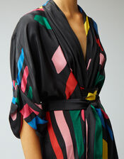 Tallulah and Hope Print Gloria Dress, Black (BLACK), large