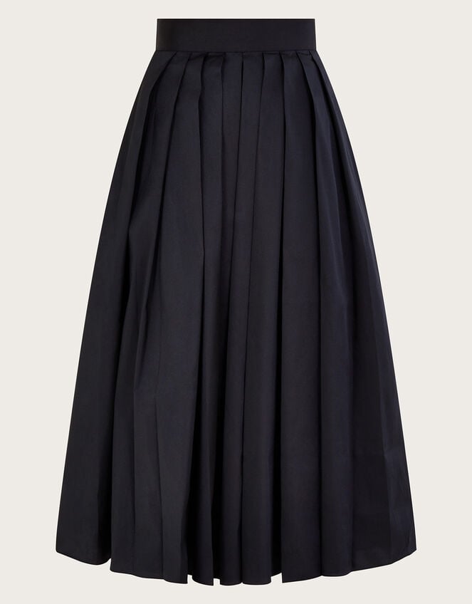 Tully Taffeta Skirt, Black (BLACK), large