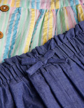 Baby Fruit Stripe Top and Shorts Set, Multi (MULTI), large