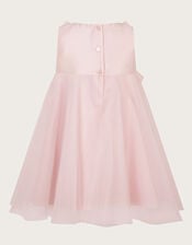 Baby Bonnie Bow Dress, Pink (PALE PINK), large