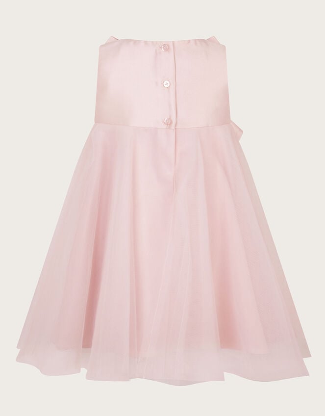 Baby Bonnie Bow Dress, Pink (PALE PINK), large