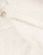 Darcy Fluffy Cardigan, Ivory (IVORY), large