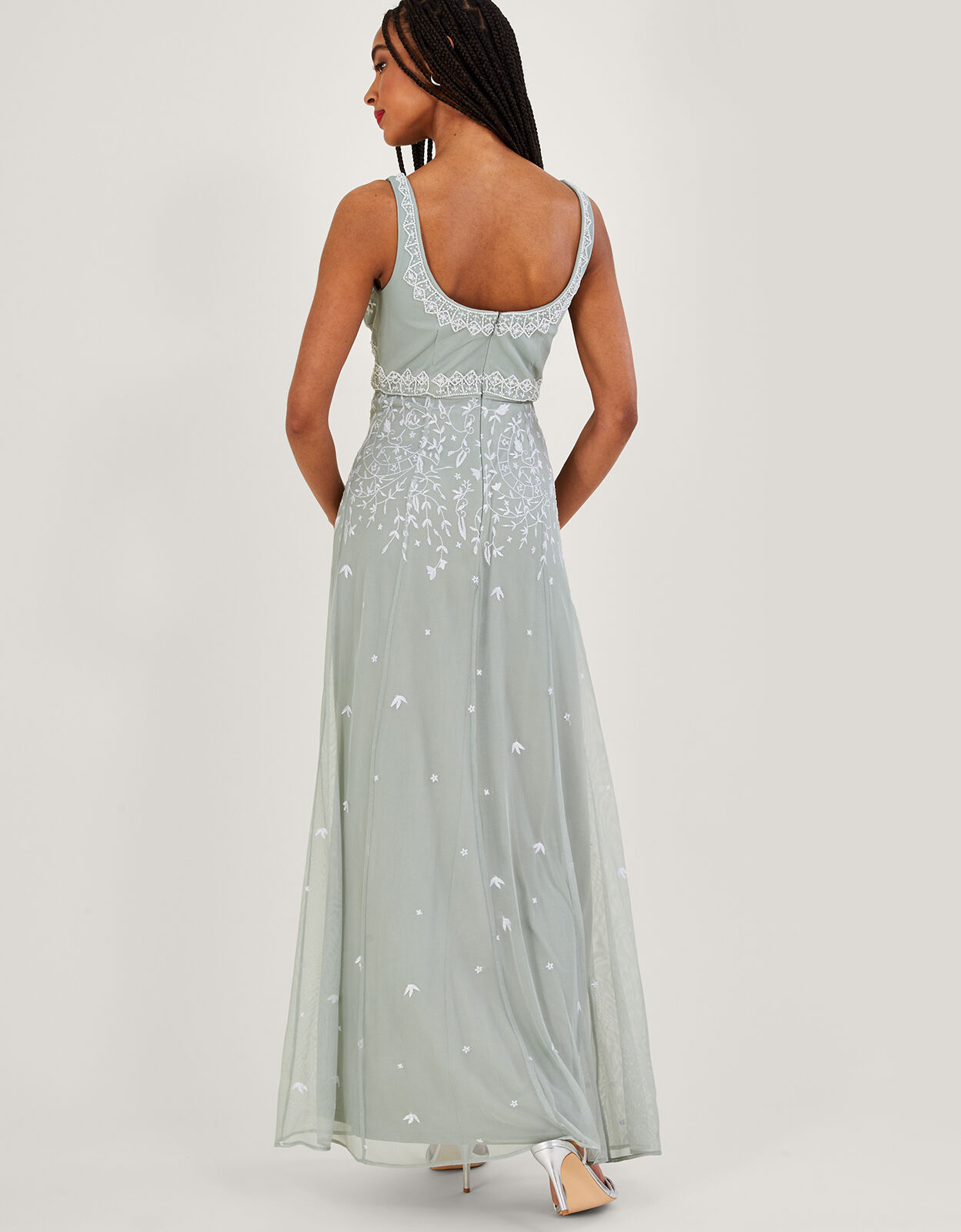 Monsoon gold top maxi dress
