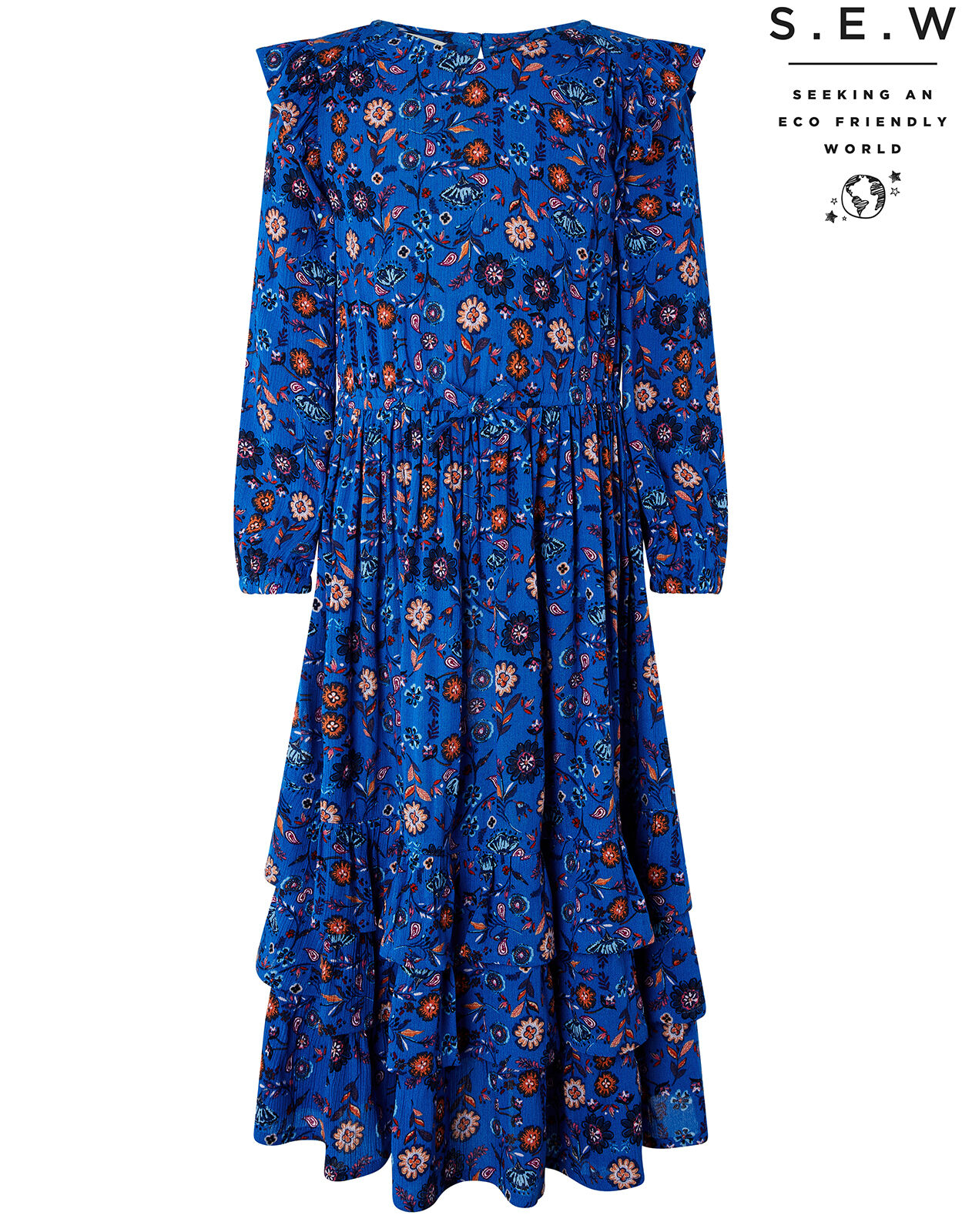Monsoon blue clearance floral dress